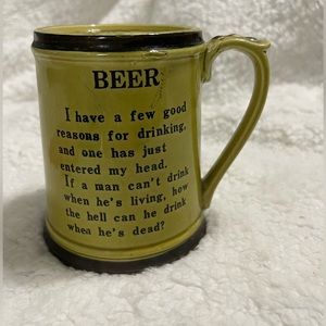 Vintage Enesco Suds Savings Beer Bank